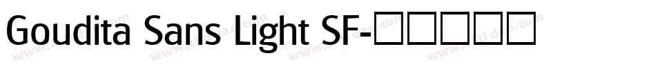 Goudita Sans Light SF字体转换
